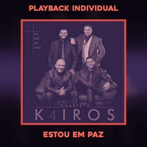 ESTOU EM PAZ - PLAYBACK