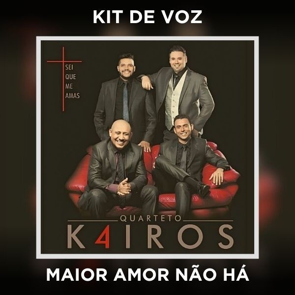 MAIOR AMOR NÃO HÁ - KIT DE VOZ