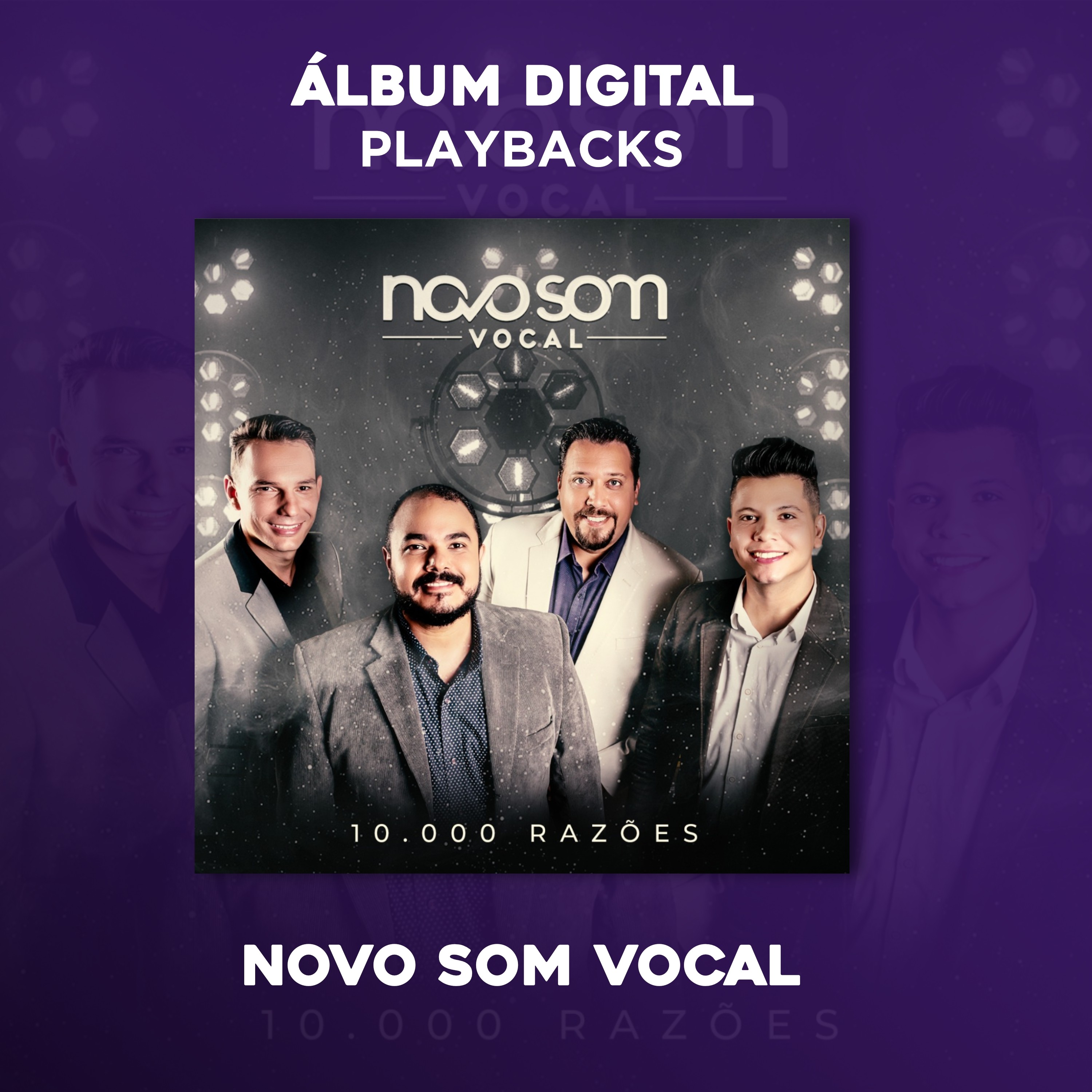 NOVO SOM VOCAL - 10 MIL RAZÕES - PLAYBACKS
